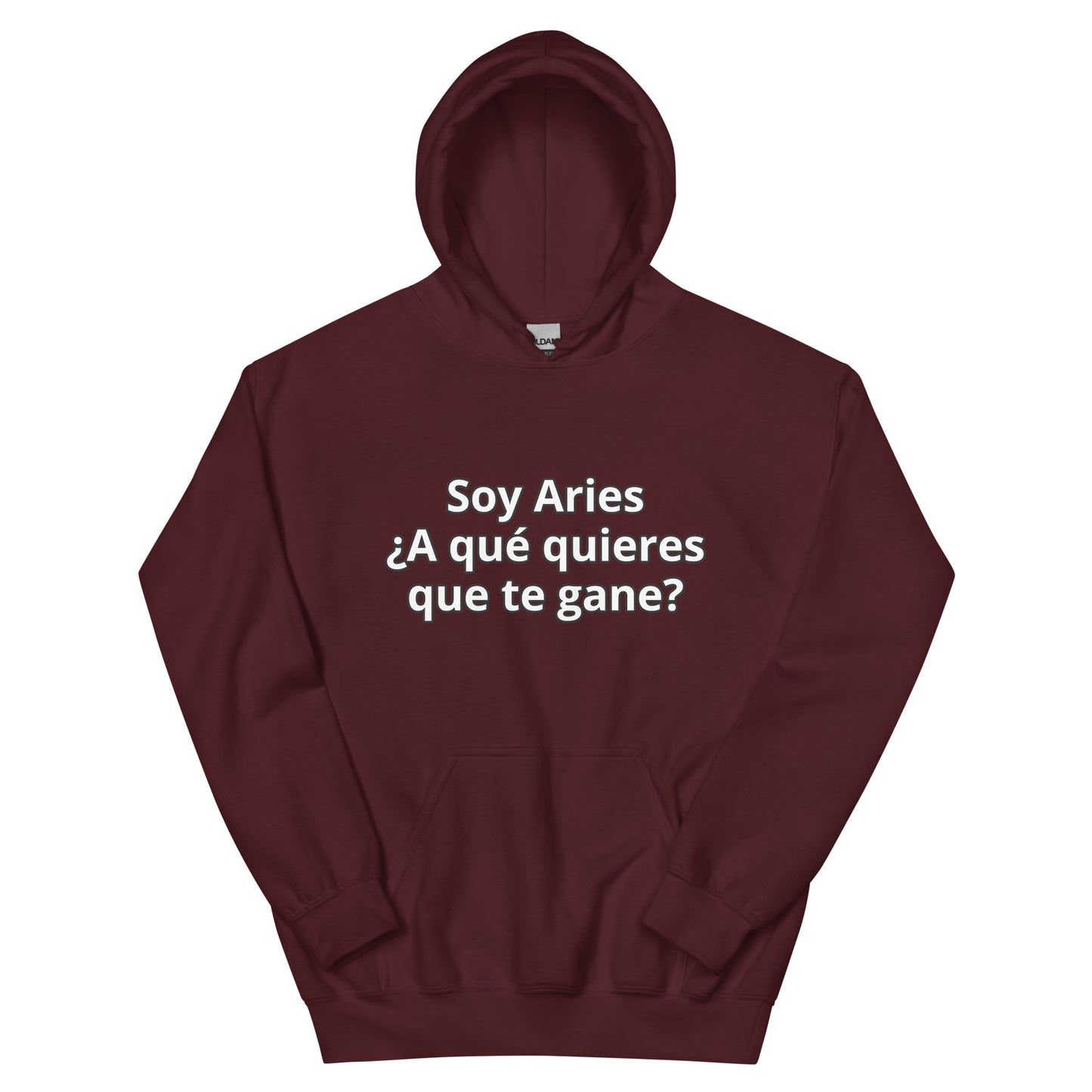 Sudadera con capucha de Aries Astra Noir Rojo Granate