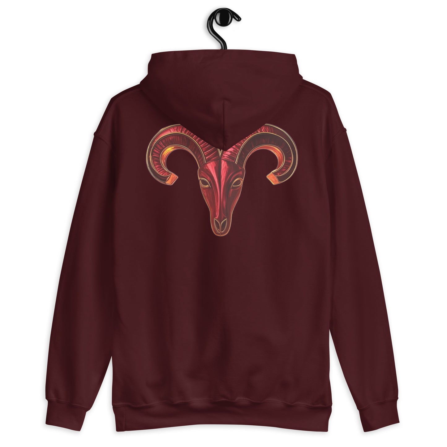 Sudadera con capucha de Aries Astra Noir Rojo Granate