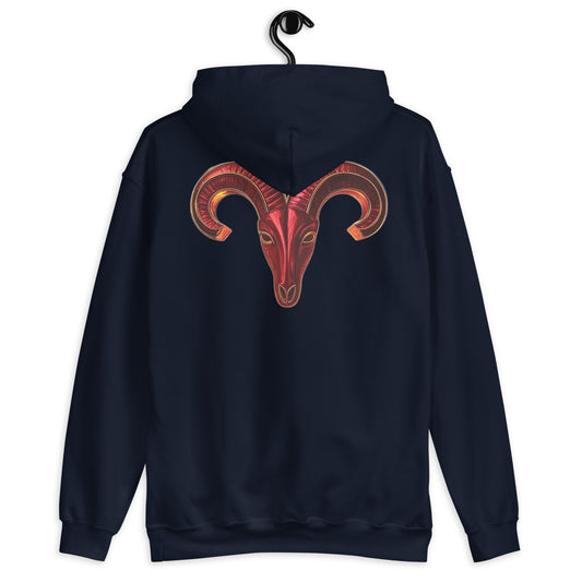 Sudadera con capucha de Aries Astra Noir Azul Marino