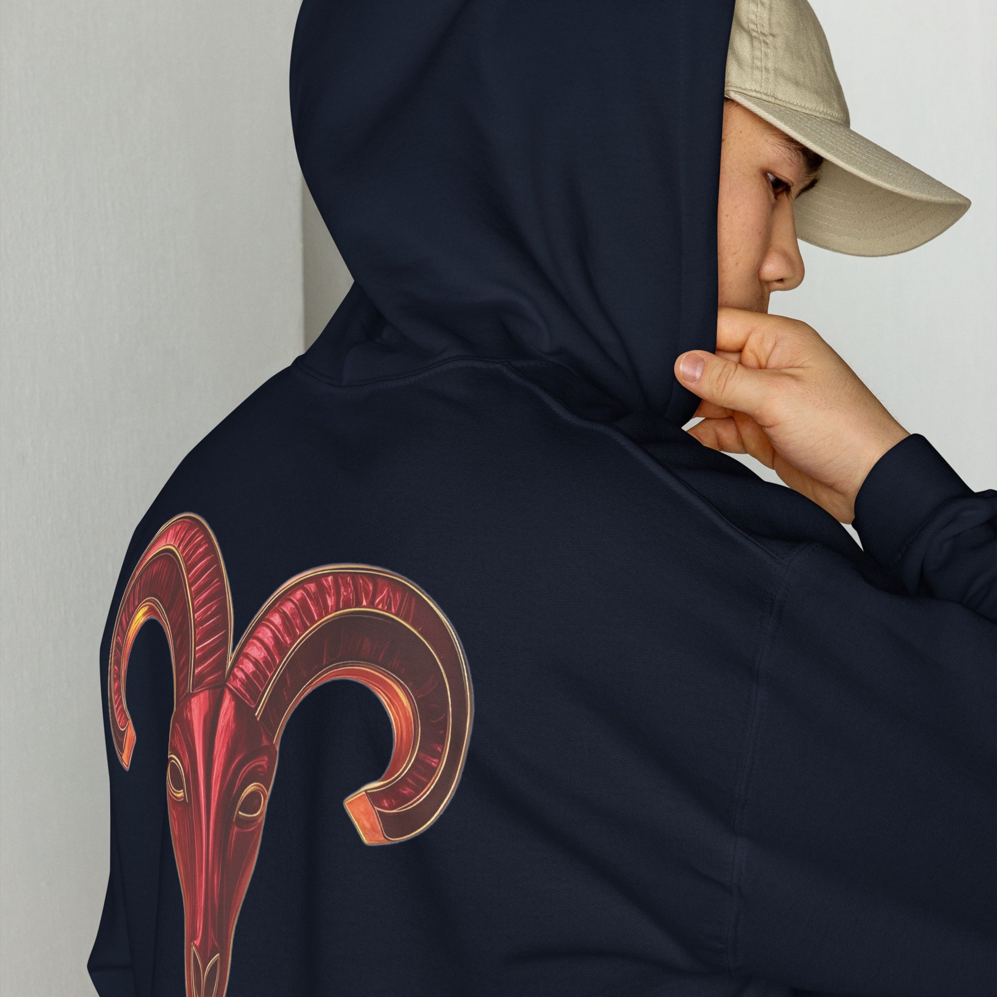 Sudadera con capucha de Aries Astra Noir Azul Marino